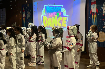 Students of Al Hamraa International Schools participating in World Space Week 2025 activities